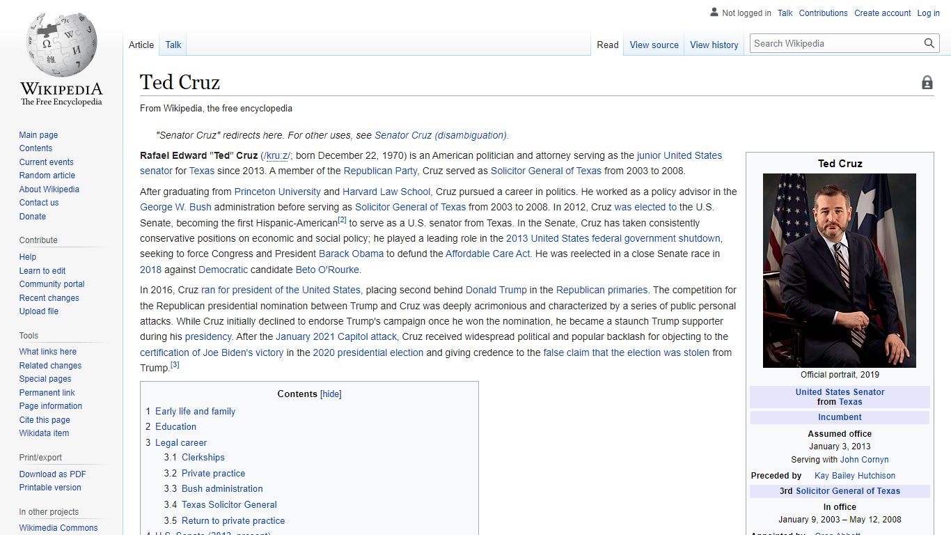 Ted Cruz - Wikipedia